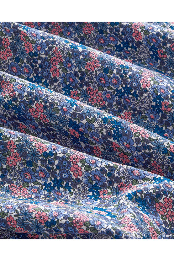 Petit Chamomile Baskılı Çift Kişilik Pike Takımı 200x220 cm Pembe