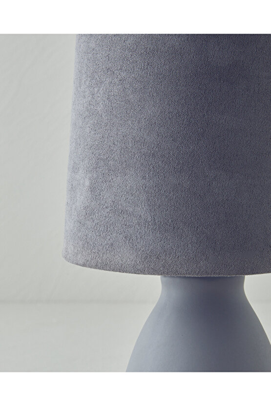 Alisya Abajur 13 cm Gri