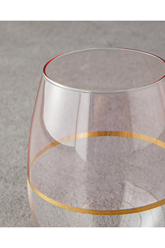 Fiore Cam 4lü Bardak 300 ml Açık Pembe