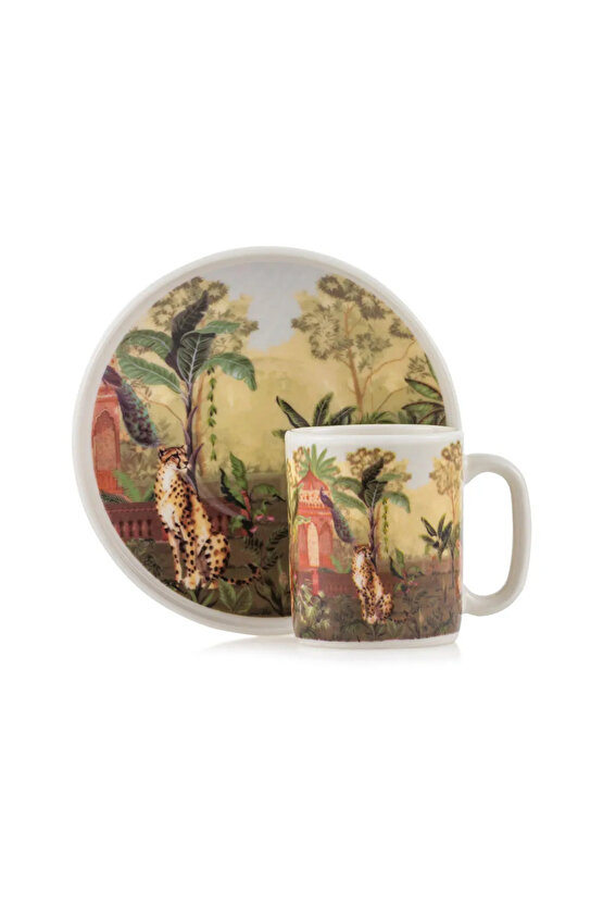 LCW HOME Karışık Baskılı 2 Kişilik Porselen Kahve Fincan Takımı 90 ml