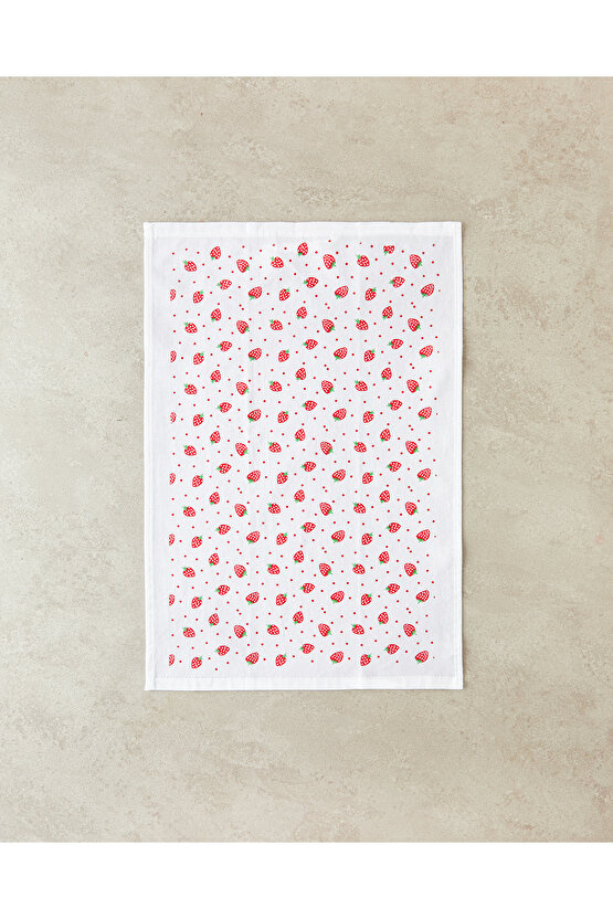 Strawberries Pamuk Kurulama Bezi Kırmızı