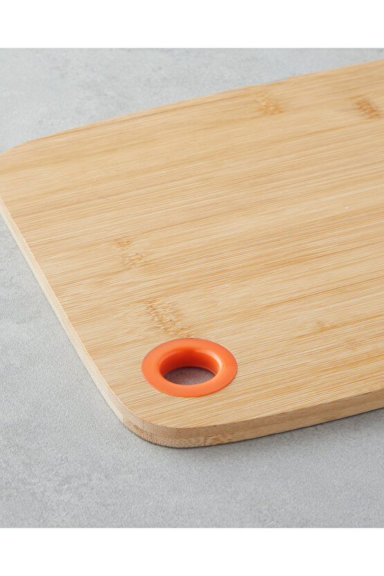 Cora Bambu Kesme Tahtası 30x23 cm Turuncu