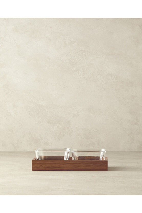 Orient Akasya 3 Parça Sunumluk Koyu Kahverengi