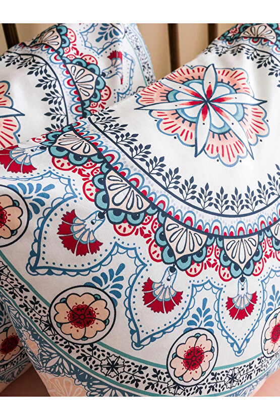 LCW HOME Karışık Desenli Pamuklu Çift Kişilik Nevresim Takımı 200x220
