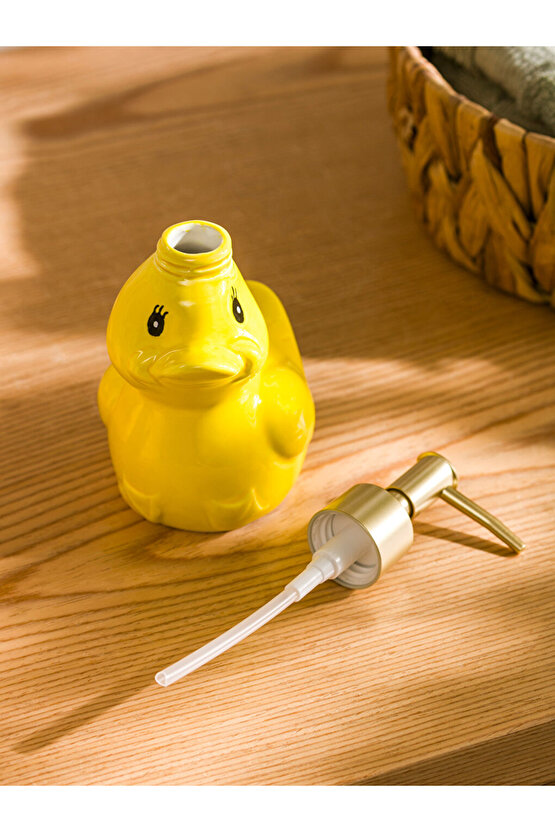 Ördek Figürlü Seramik Sıvı Sabunluk