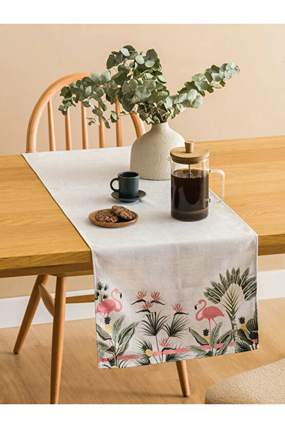 LCW HOME Karişik Flamingo Baskılı Runner 45x150 cm