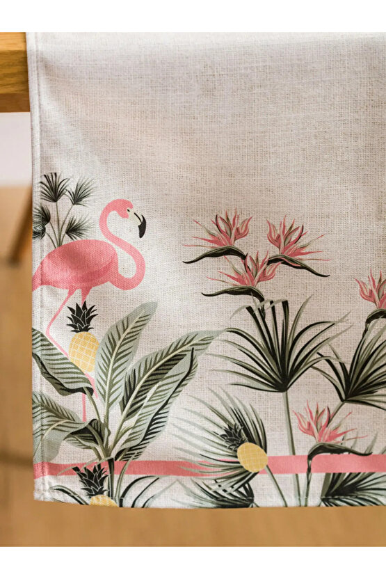 LCW HOME Karişik Flamingo Baskılı Runner 45x150 cm