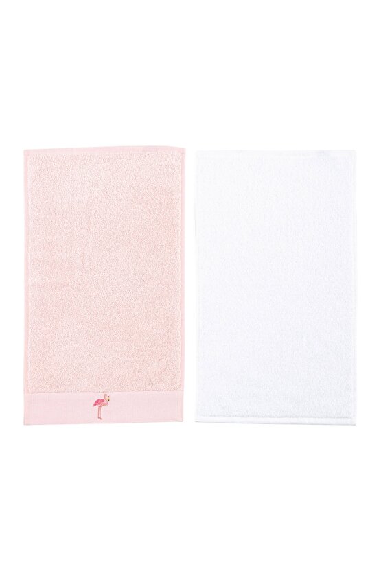 Nakışlı Pamuklu El Havlusu 2li 30x50 Cm