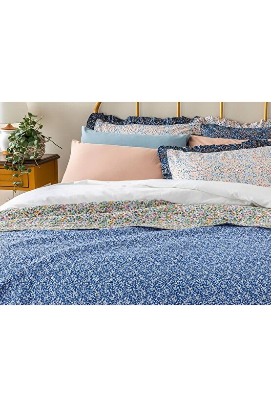 Deep Joy Tek Kişilik Çok Amaçlı Örtü 160x220 Cm Mavi