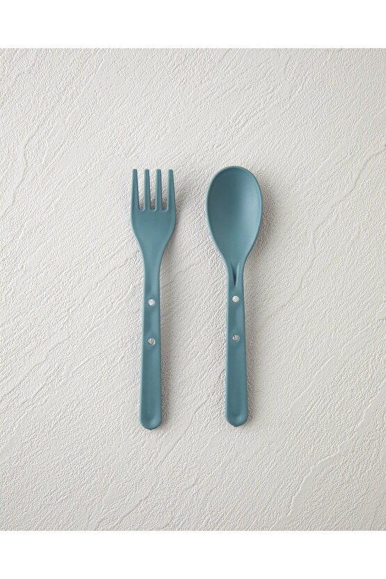 Mezaluna Time Plastik 2 Katlı Lunch Box 1 L- 1 L Yeşil