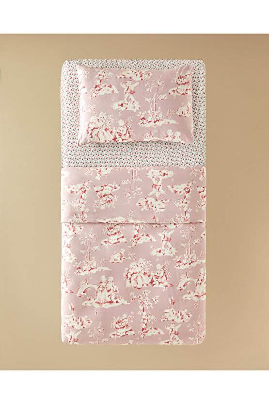 Bearette Pamuklu Çocuk Nevresim Takımı Pembe