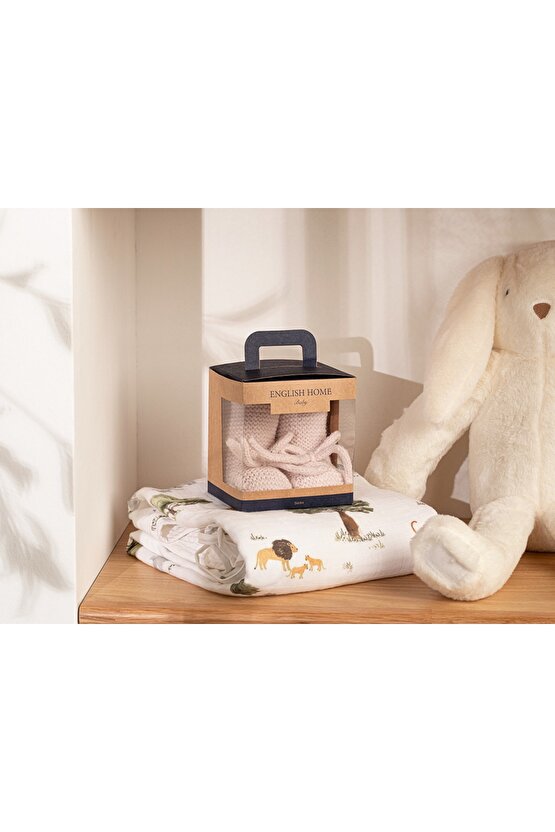 Natural Bebe Çorap 6-12 Ay Pembe