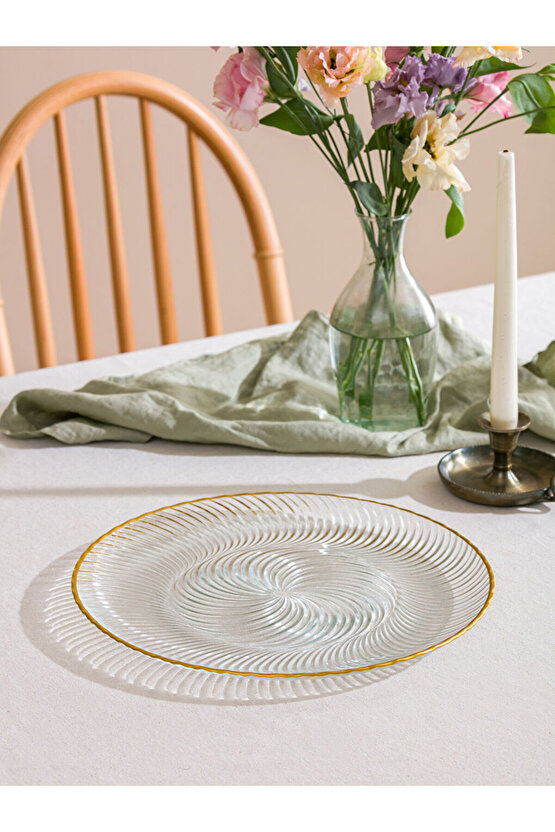 Desenli Cam Tabak 32 Cm - W4IY22Z8