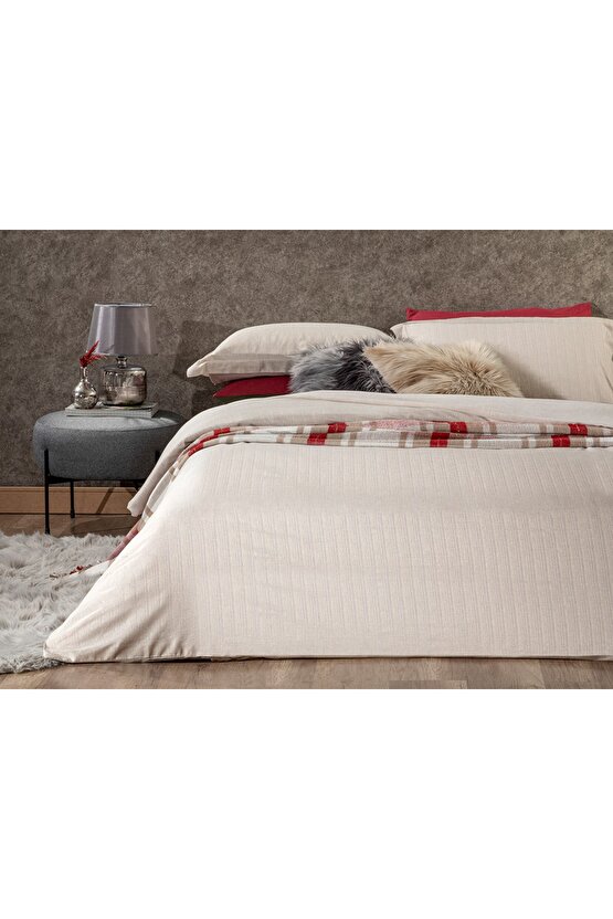 Elegant Gleam Shiny Ipliği Boyalı Tek Kişilik Nevresim Takımı 160x220 Cm Gold