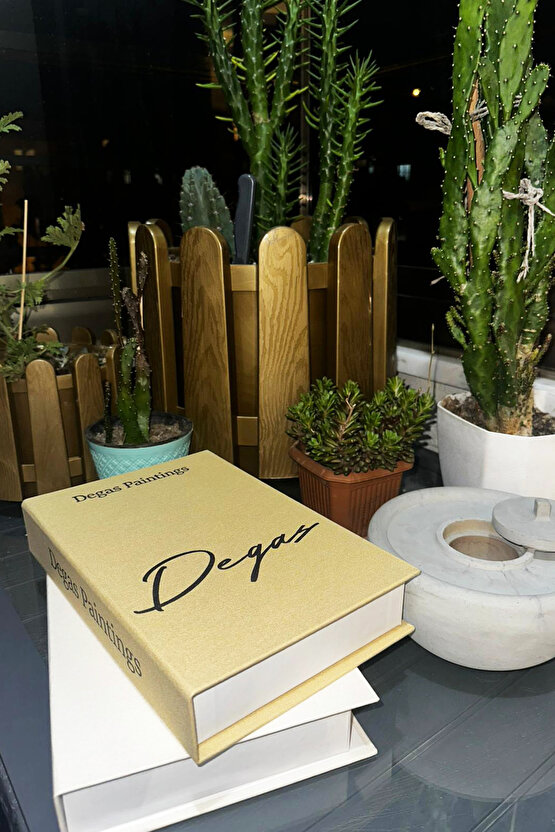 Kumaş Kaplı 2li Dekoratif Kitap Kutu, Şık ve Kullanışlı Ev Dekoru Seti