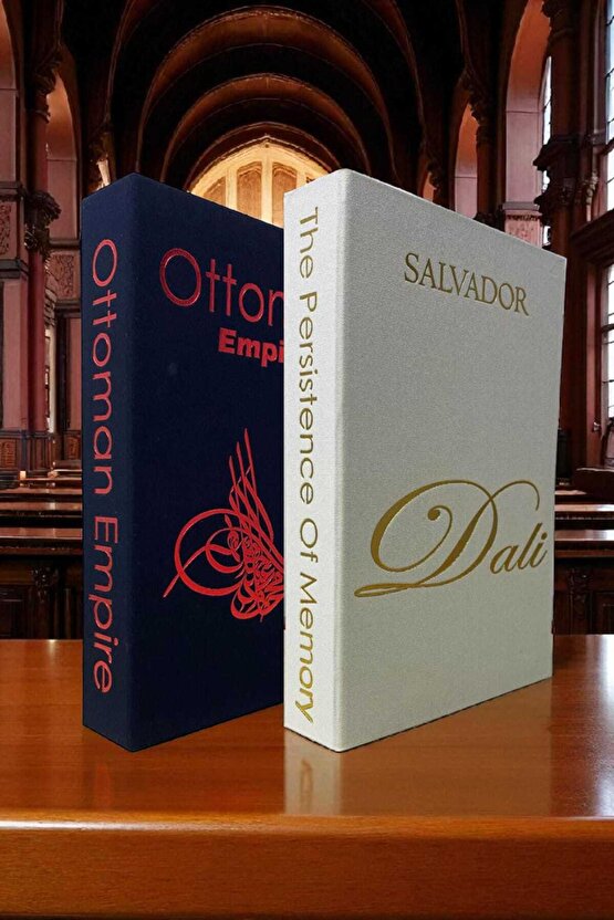 2’li Kumaş Kaplı Kitap Görünümlü Dekoratif Kutu | Hediye & Takı Kutusu