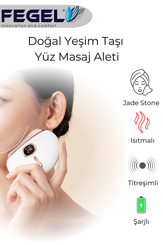 Jade Scraping Face Lift Gua Taşı Yüz Sıkılaştırma.