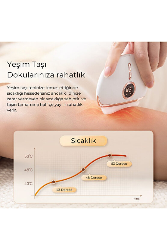 Jade Scraping Face Lift Gua Taşı Yüz Sıkılaştırma.