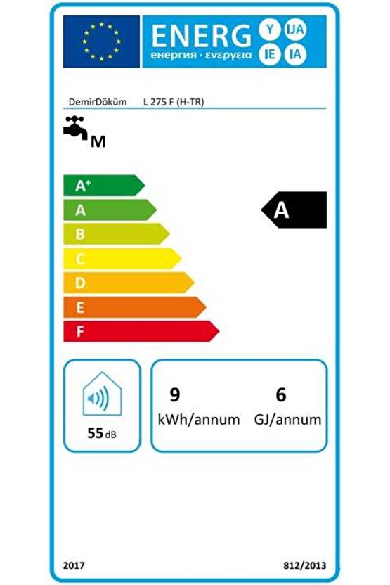 (Baca Dahil) L 275 F 11 Lt. Doğalgazlı Hermetik Şofben