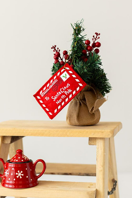 Santa Yeni yıl dilek zarfı Yılbaşı dilekleri noel baba zarfı