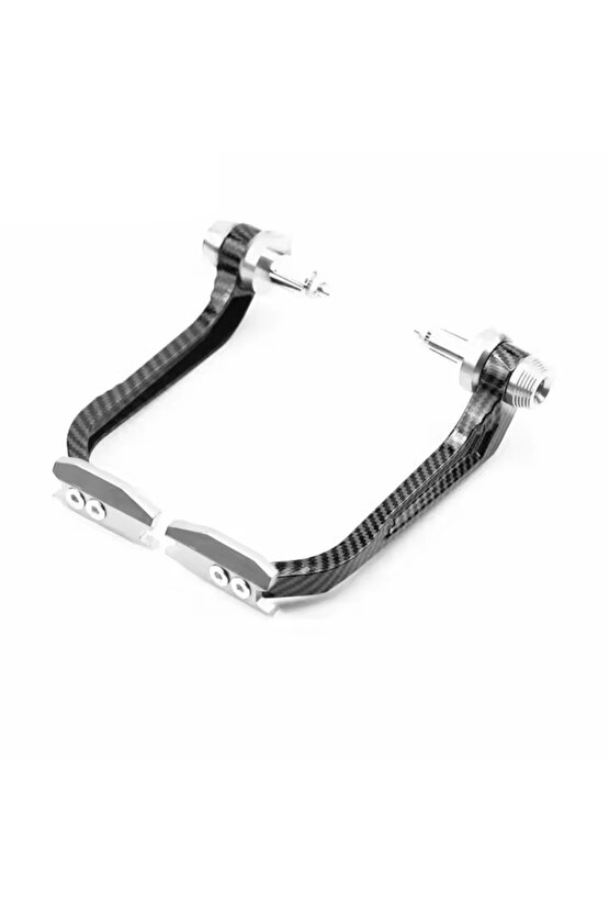 Motosiklet Manet Koruma Takımı Karbon Model Renk Nikel Üniversal