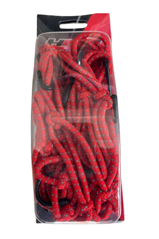 Kask Filesi Metal Kancalı Fosforlu Kırmızı Kalın Tip