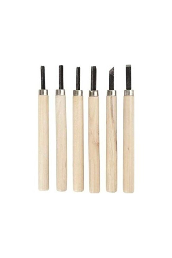 Ahşap Oyma Seti 6lı