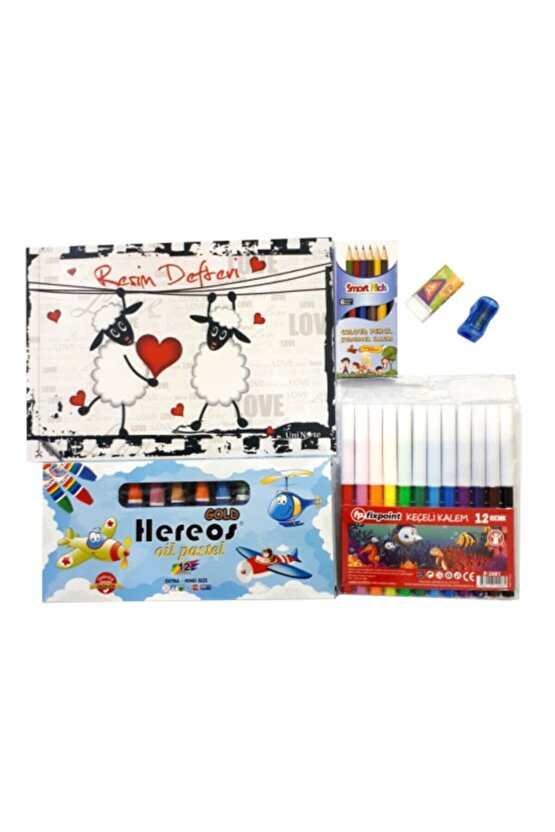 Çocuk Boyama - Okuma Ve Etkinlik Hediye Seti