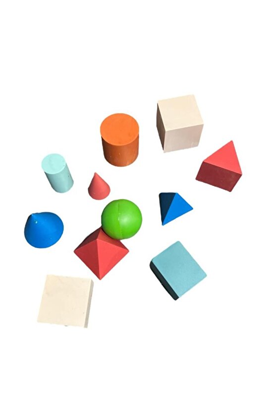 11 Parça Geometrik Şekiller Eğitici Geometrik Şekiller İlkokul ve Okul Öncesi Eğitici Matematik Seti