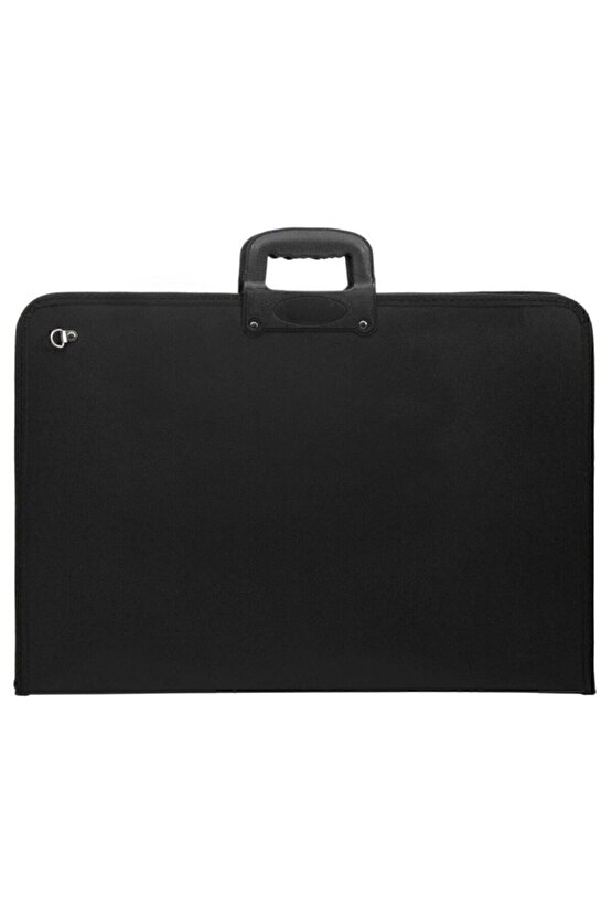 Proje Çantası 35-50 Cm Boyutunda Siyah Resim Çantası Askılı