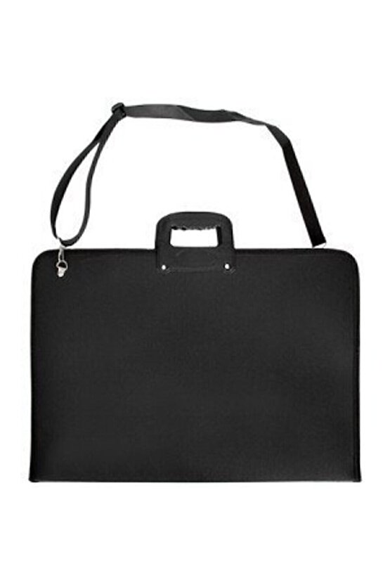 Proje Çantası 35-50 Cm Boyutunda Siyah Resim Çantası Askılı