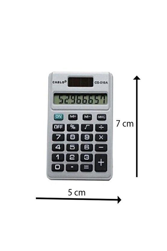 HESAP MAKİNESİ CS-510A 8 HANE CEP TİPİ