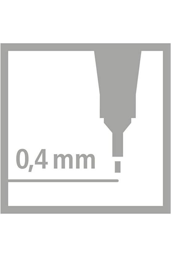 - İnce Keçe Uçlu Kalem - Point 88 - Erik Moru