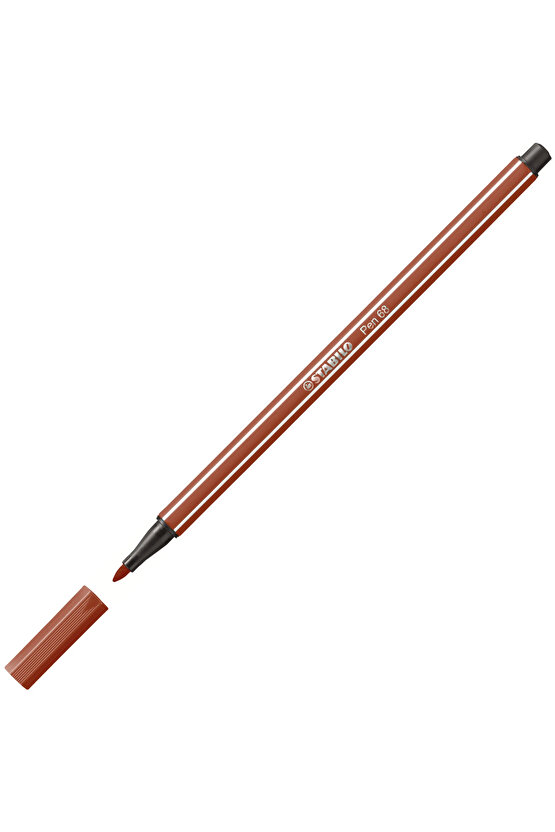 Pen 68 1.0mm Keçe Uçlu Kalem 6838 Kan Kırmızısı