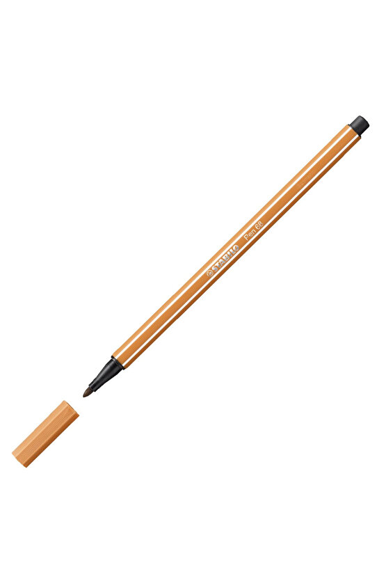 Pen 68 1.0mm Keçe Uçlu Kalem 6889 Koyu Kahverengi