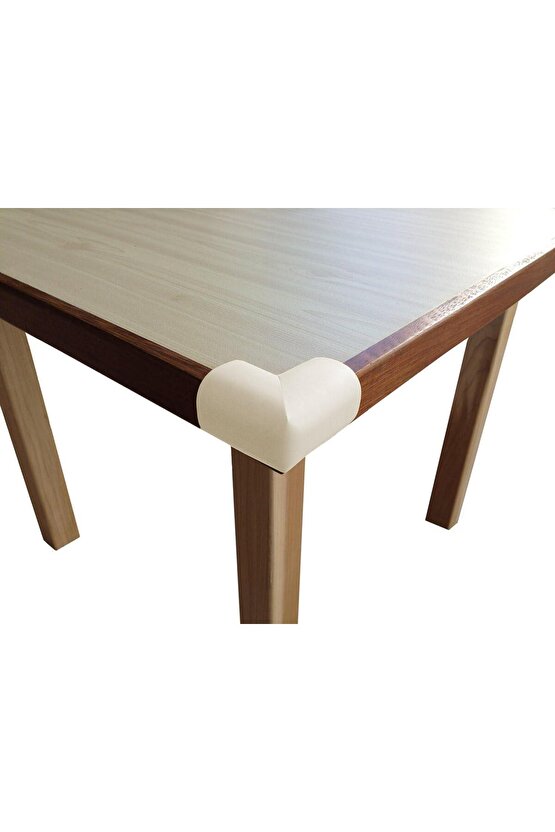 4lü Jumbo V Tipi Krem Köşe Koruyucu