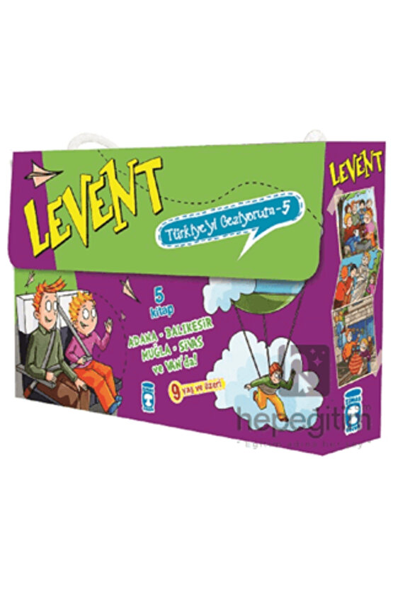 Levent Türkiyeyi Geziyorum - 5 (5 Kitap Takım)