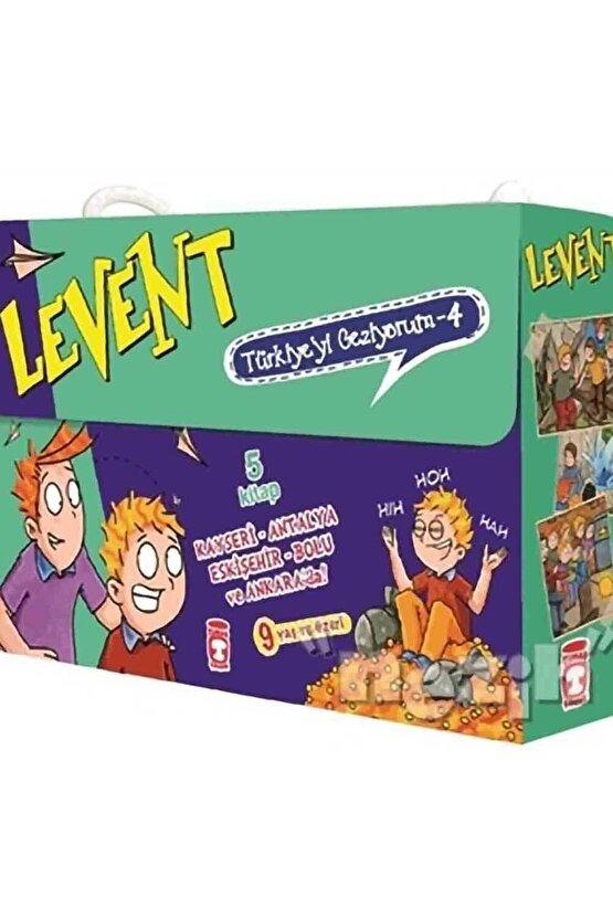 Levent Türkiye’yi Geziyorum - 4 (5 Kitap Takım)