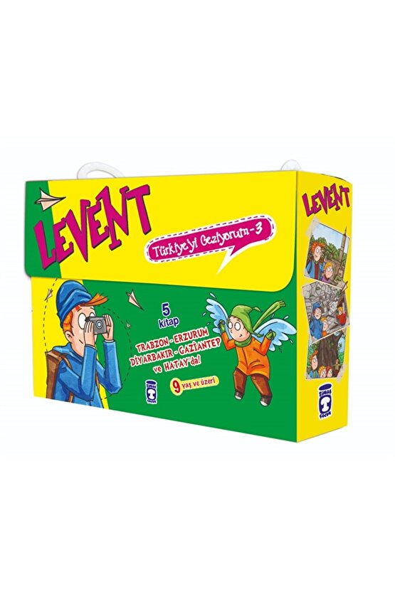 Levent Türkiye’yi Geziyorum 3 - 5 Kitap Set Takım