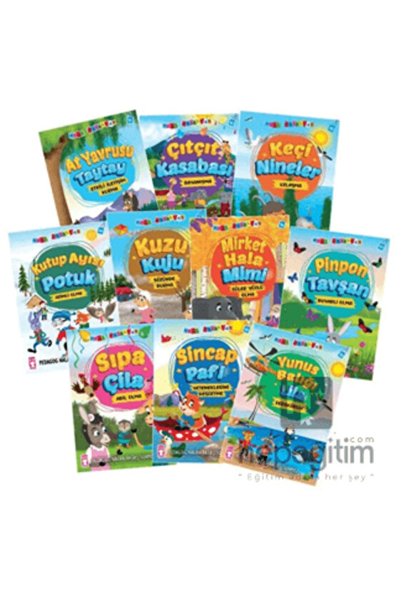 Mini Masallar 5 Seti (10 Kitap Takım)