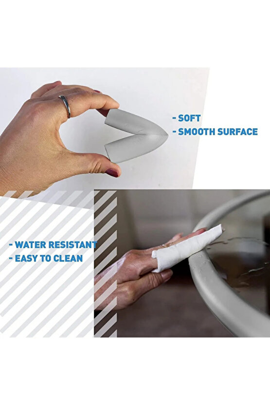 Ekstrem 2 Mt. Kenar Ve 4 Ad. Köşe Koruyucu Gri