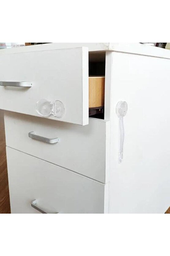 Play Safe 6lı Şeffaf Çok Fonksiyonlu Bebek Güvenlik Kilidi