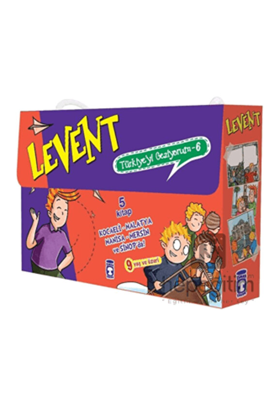 Levent Türkiyeyi Geziyorum 6 Set (5 Kitap Takım)