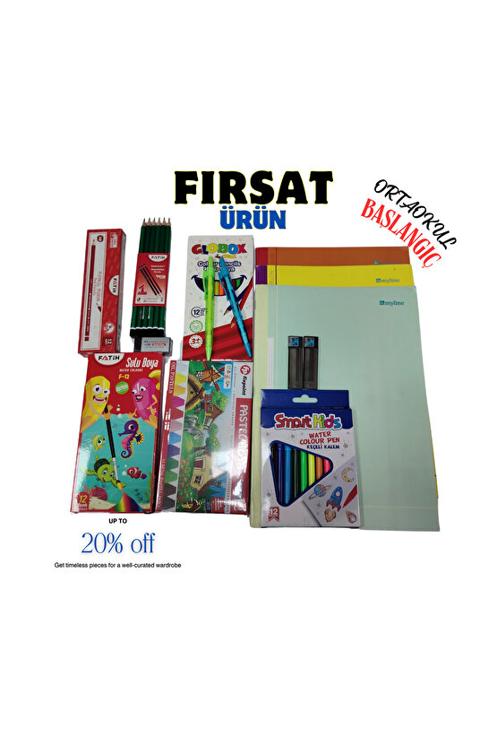 ortaokul çizim seti