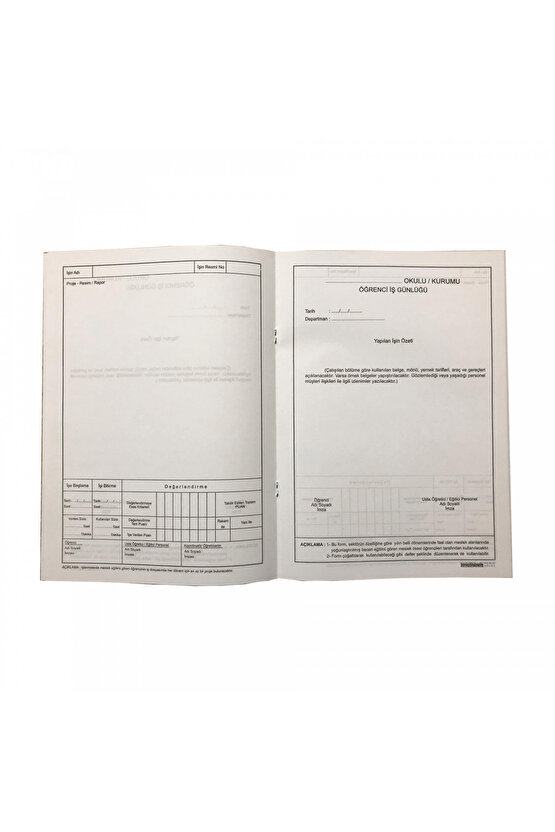 Öğrenci Staj Dosyası