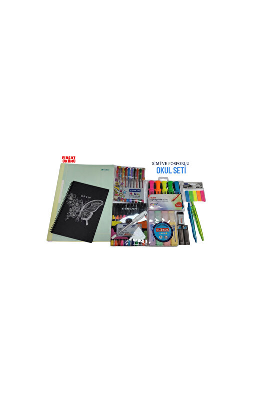 SİMLİ FOSFORLU OKUL SETİ