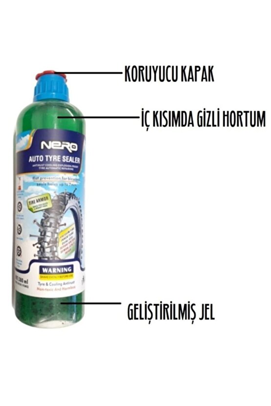 Hsb Lastik Patlak Sıvısı 500 ml