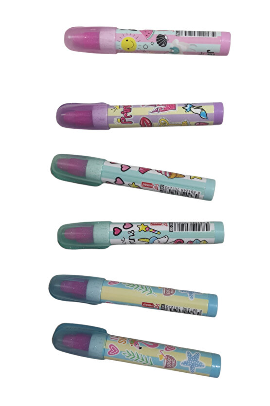 6 adet roket silgi (yumurtlayan silgi)