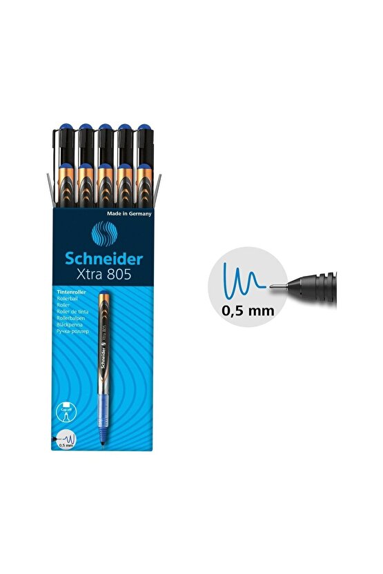 Xtra 805 Iğne Uçlu Kalem 0.5 Mavi 10 Lu Set