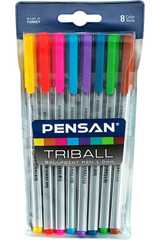 Triball 8 Li Tükenmez + My King 10 Lu Simli Jel Kalem